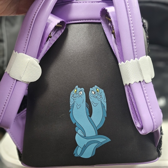 Loungefly sequin ursula mini backpack and wallet - Picture 4 of 5